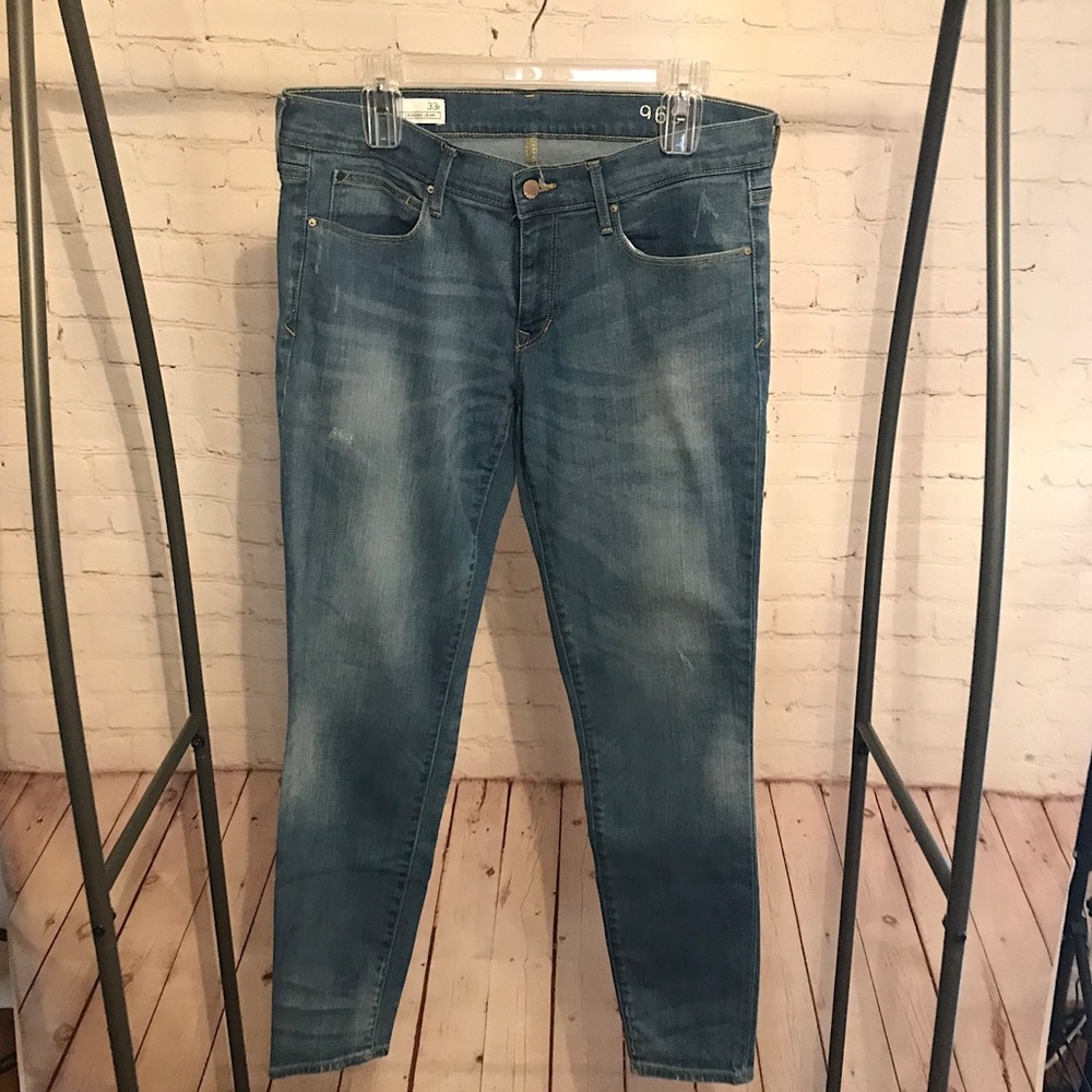 Gap 1969 blue skinny jeans size 33 Regular denim